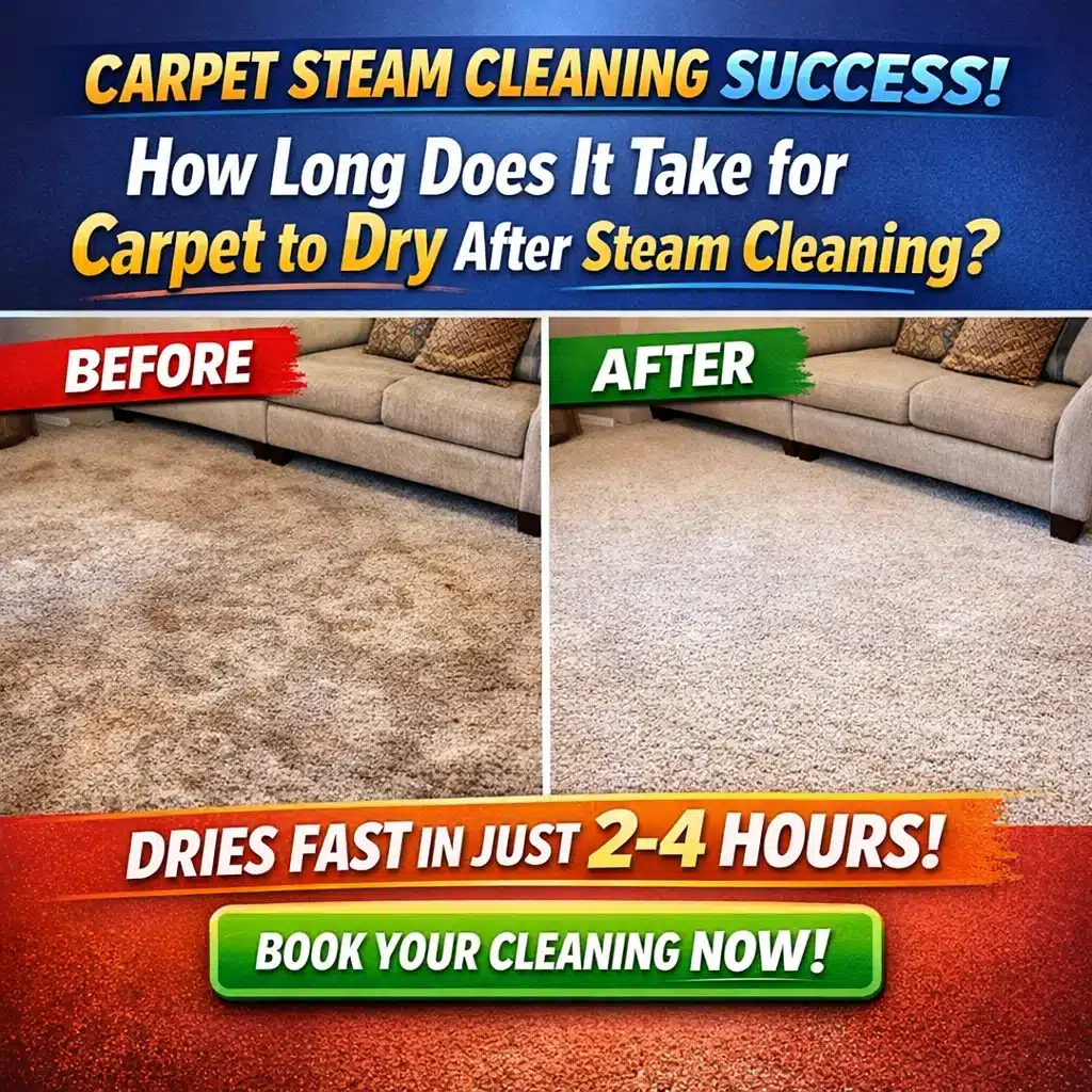How Long Does It Take for Carpet to Dry After Steam Cleaning