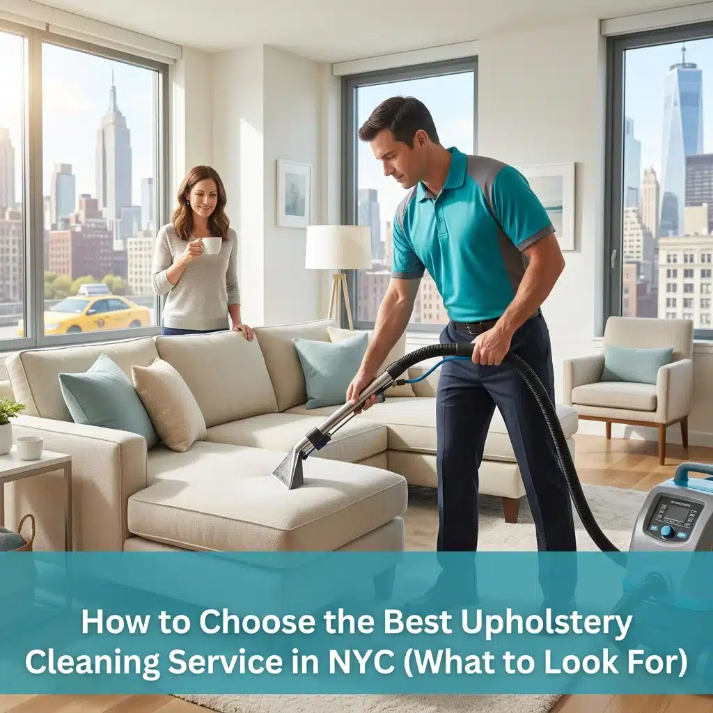 How to Choose the Best Upholstery Cleaning Service in NYC What to Look For