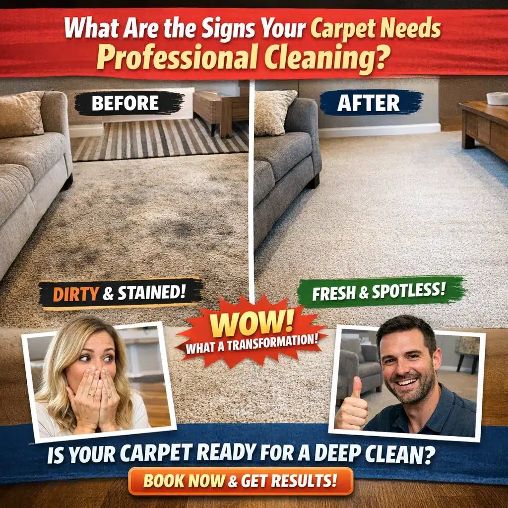 What Are the Signs Your Carpet Needs Professional Cleaning