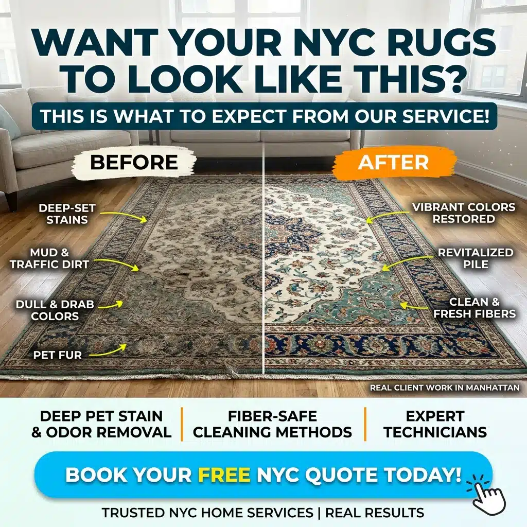 What to Expect When You Hire an Area Rug Cleaning Service in NYC